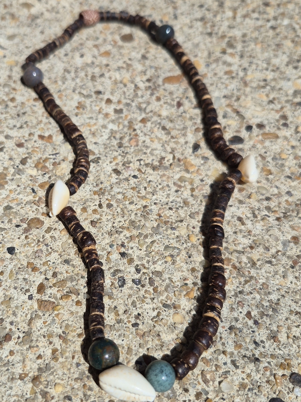 Men's Natural Coconut Shell Necklace!